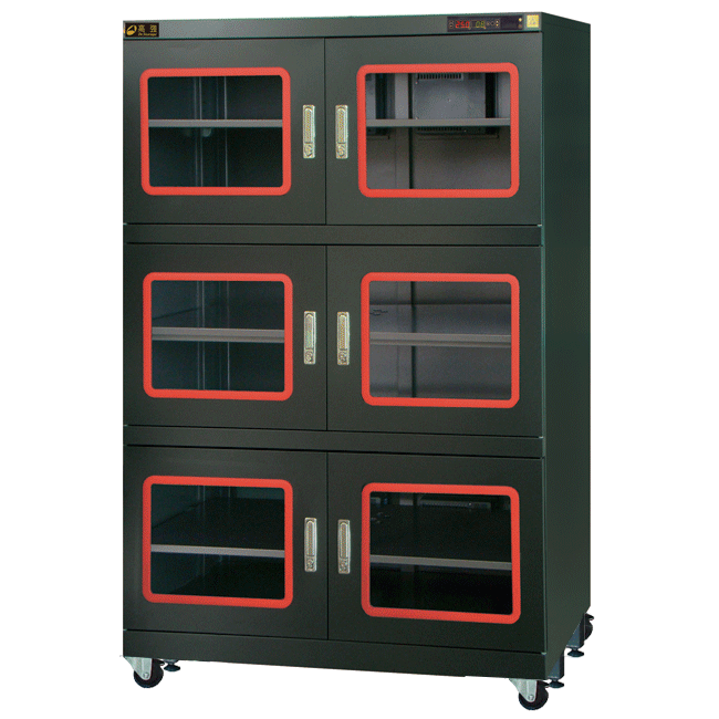 F1-Serie Trockenlagerschrank, sechs Fächer